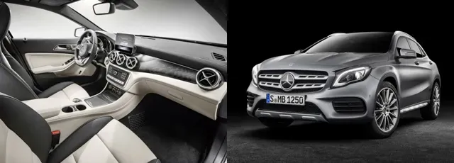 Mercedes-Benz GLA обзавелся фарами с лазерными проекторами