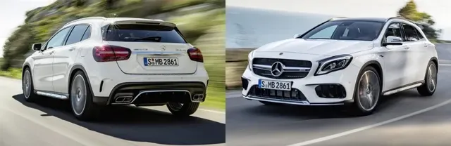 Mercedes-Benz GLA обзавелся фарами с лазерными проекторами